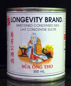 Longevity Brand condensed milk